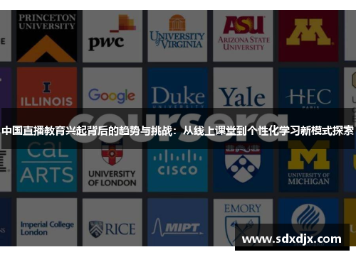 中国直播教育兴起背后的趋势与挑战：从线上课堂到个性化学习新模式探索
